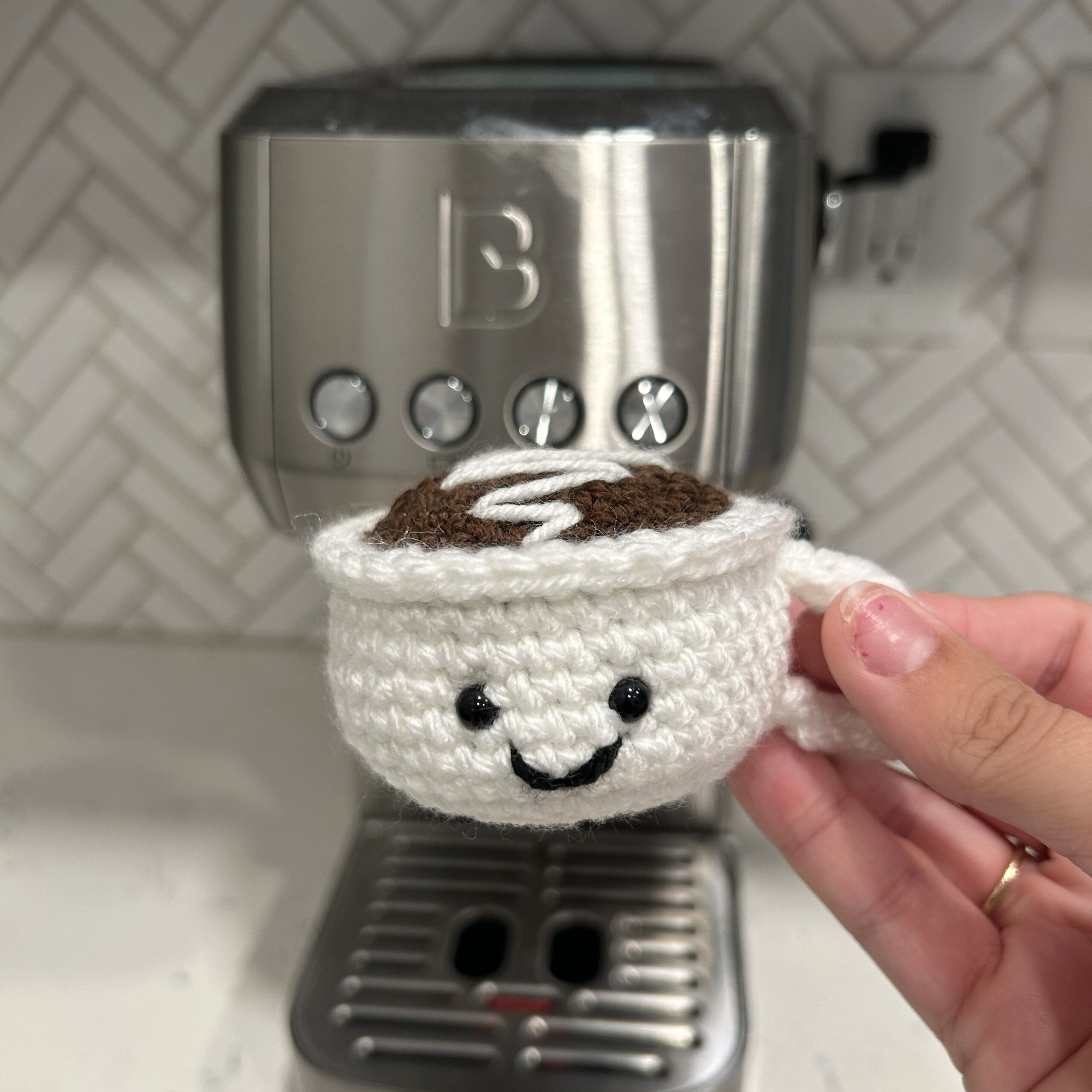 Crochet Coffee Cup | Free Pattern & Video Tutorial